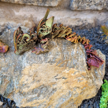 Baby Schmetterlings-Drache mit Stummelfügeln