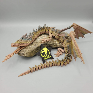 FF Flexi Steampunk-Drache mit Flügeln